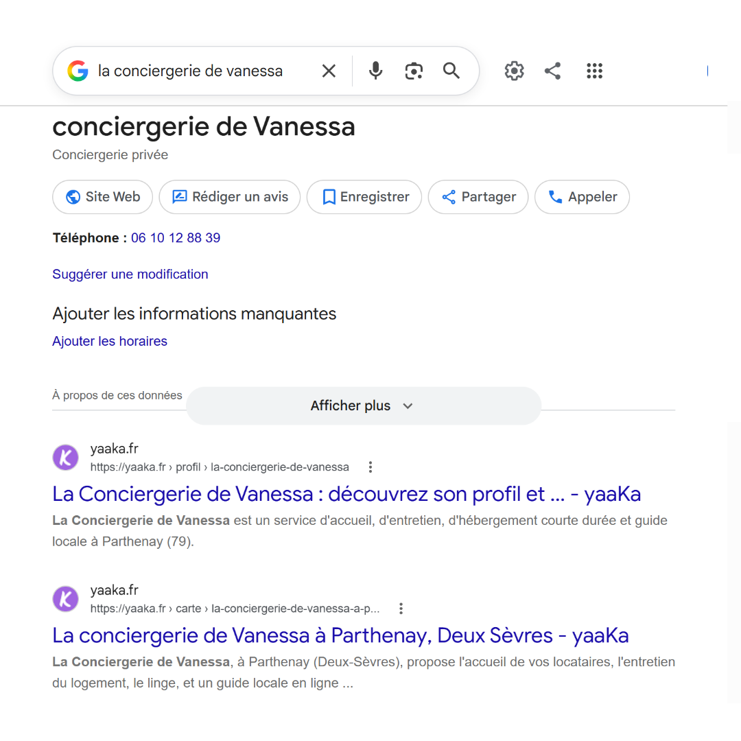 LA CONCIERGERIE DE VANESSA