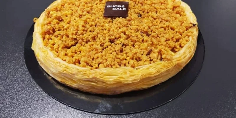 Tarte aux pommes crumble