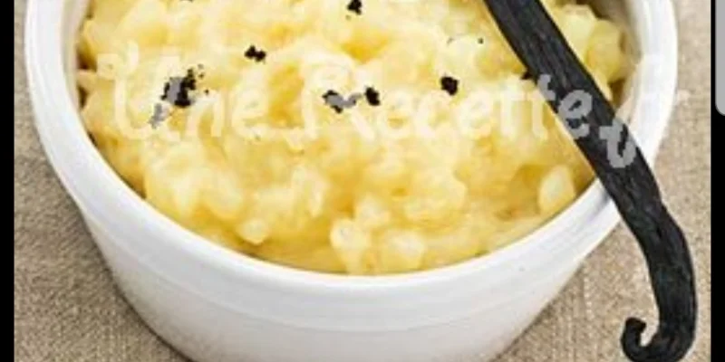 Recette - Riz au lait crémeux à la vanille | 750g