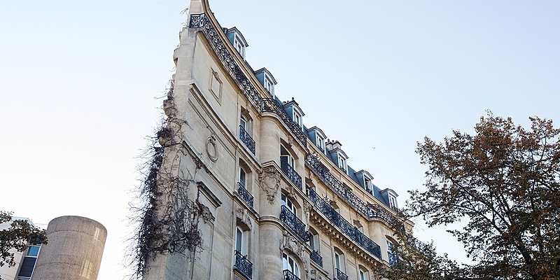 Les immeubles plats de Paris