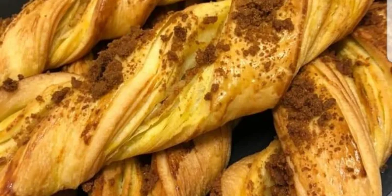 Nouveauté à Sucré Salé avec une viennoiserie: « Le tortillon Spéculoos »