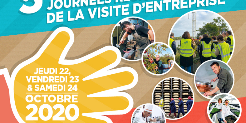 Les 5e Journées Régionales de la Visite d'Entreprise en Pays de la Loire du 22 au 24 octobre 2020
