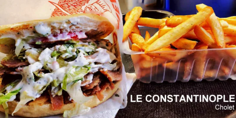 Menu Kebab frites au restaurant le Constantinople Cholet