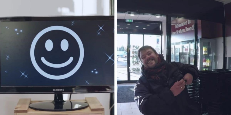 Les portes de ce magasin refusent de s'ouvrir aux gens qui ne sourient pas