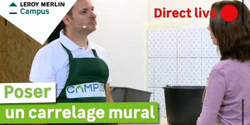 Cours de bricolage en magasin : comment poser un carrelage mural ?