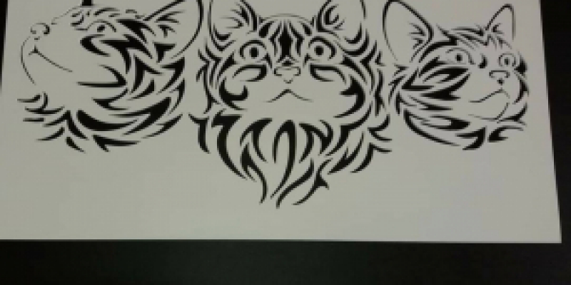Cadre tête de chats Cholet