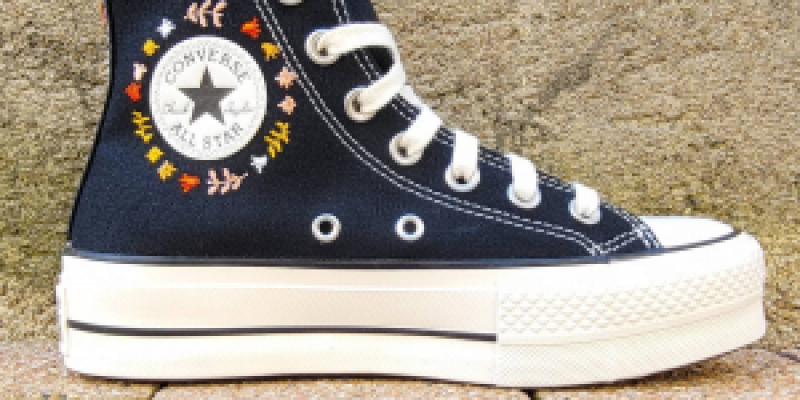 Converse Plateforme noire Cholet 