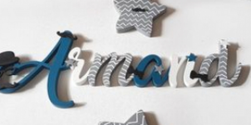 prénom bois Armand - 40.00€ sur La cabane créative