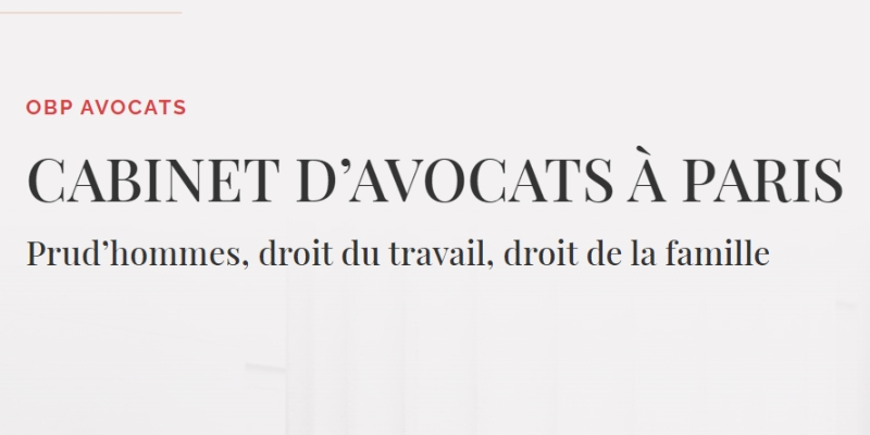 OBP Avocats | Paris 10ème