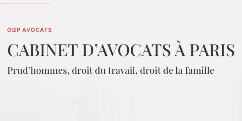 OBP Avocats | Paris 10ème