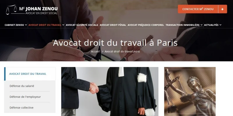 Avocat droit du travail paris