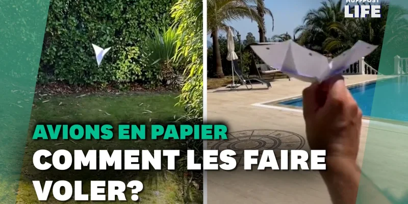 Vous n'arrivez pas à faire voler vos avions en papier? Suivez les conseils de ce TikTokeur