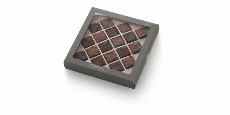 Ecrin - 18 rochers praliné - Coffrets de Chocolat - Vincent Guerlais