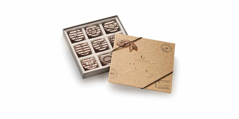 Coffret Tour du monde cacao - Coffrets de Chocolat - Vincent Guerlais