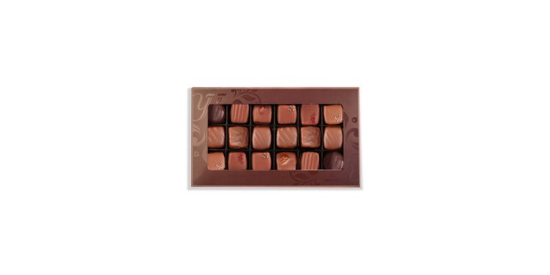 Boite de chocolat au lait 180gr