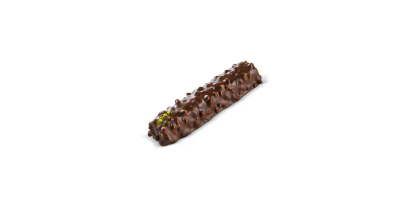 Barre chocolatée lait pistache