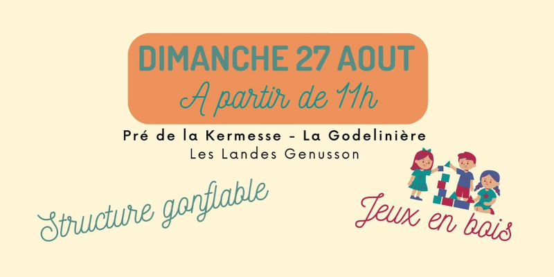 Comité des Fêtes : kermesse à la Godelinière aux Landes Génusson