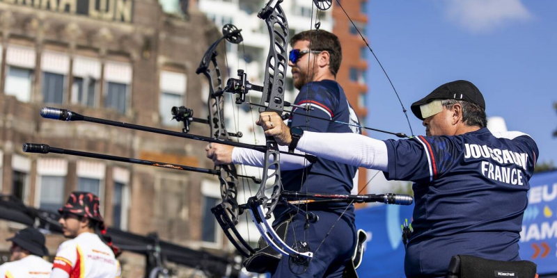 Archer à Cholet, Thierry Joussaume devient champion d’Europe de para-tir à l’arc par équipe