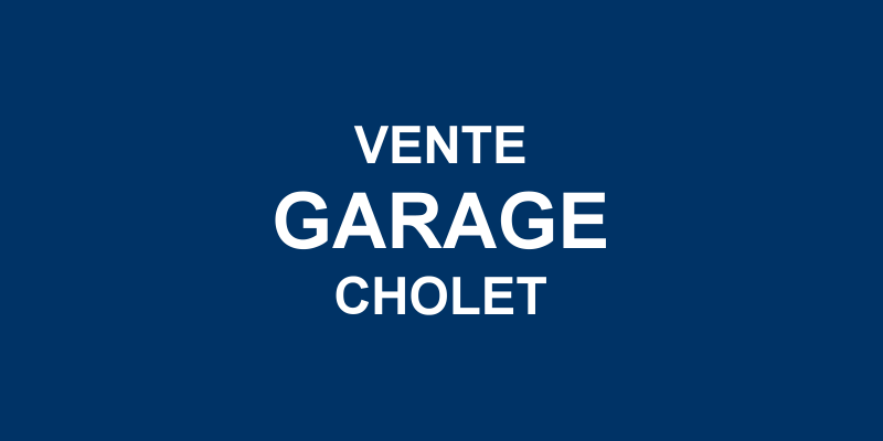 Vente garage Cholet