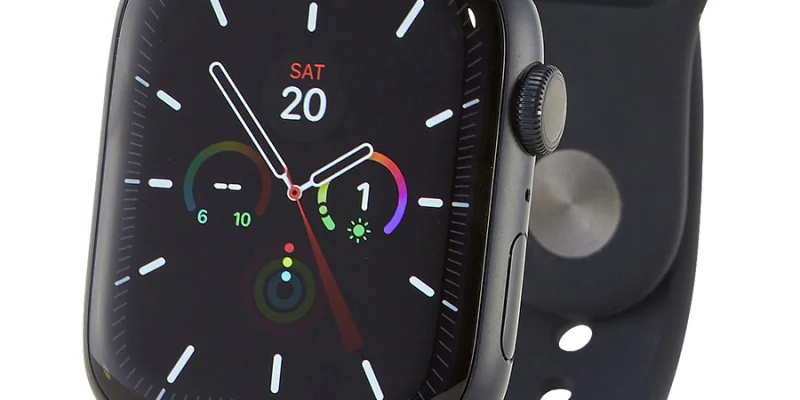 Montre connectée APPLE Watch Cholet Series 7 Silicone Noir 45 mm