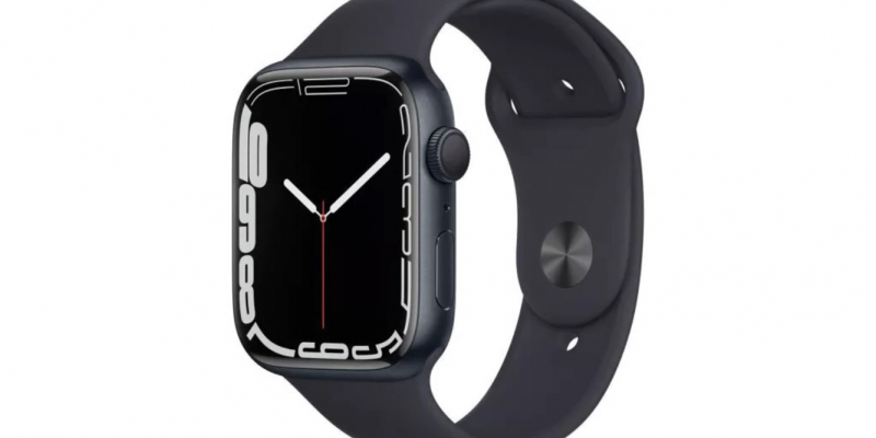 Montre connectée APPLE Watch Cholet Series 7 Silicone Noir 45 mm