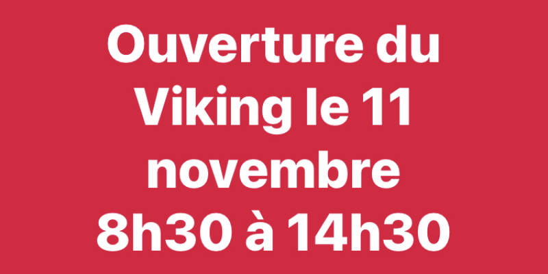 Ouvert le 11 novembre 2023