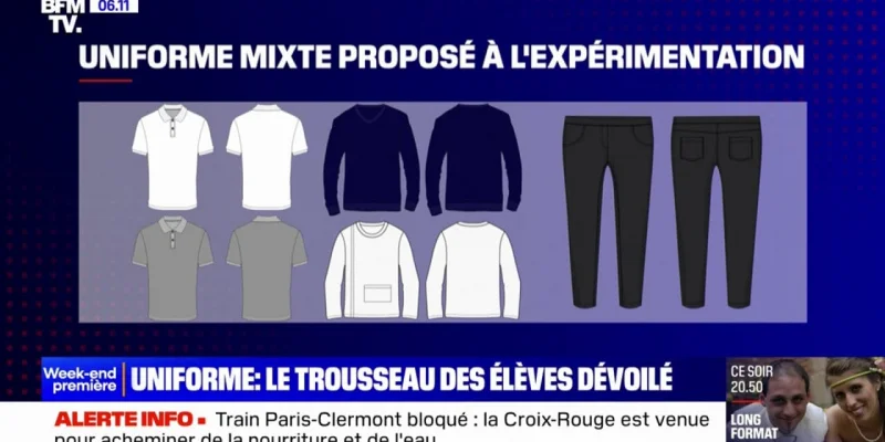 L'uniforme scolaire mixte du gouvernement