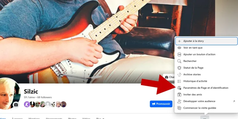 Modifier le nom d'une page publique Facebook