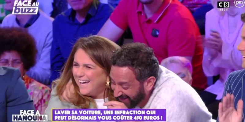 Valérie BénaÃ¯m agresse Gilles Verdez dans l'émission Face à Hanouna