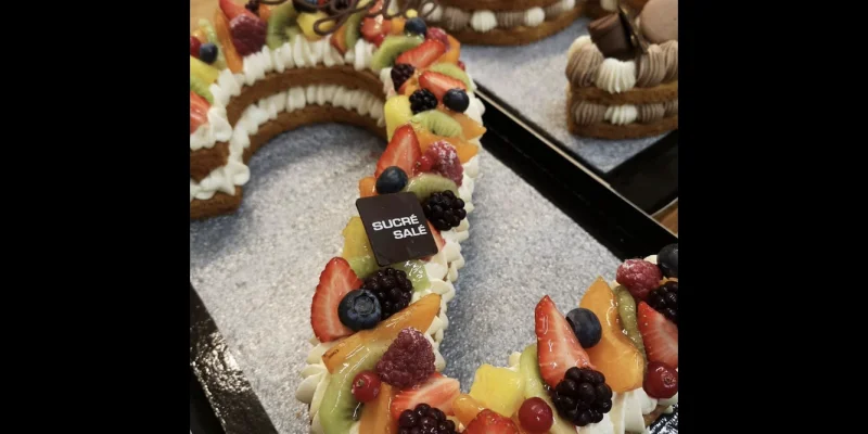 Gâteau d'anniversaire à Cholet, Beaupréau et aux Herbiers : l'incontournable Number Cake de Sucré Salé
