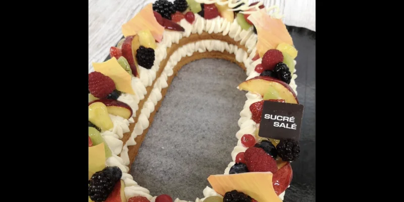 Gâteau d'anniversaire à Cholet, Beaupréau et aux Herbiers : l'incontournable Number Cake de Sucré Salé
