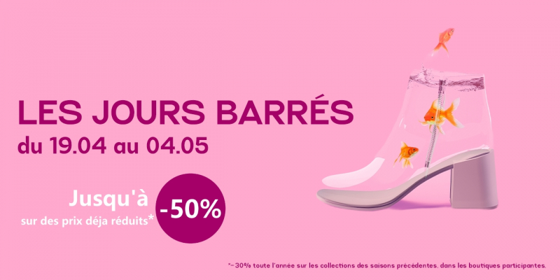 Les Jours Barrés de Printemps, la folie des promos à La Séguinière Outlet