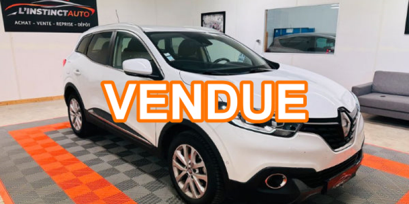 Cholet. Renault Kadjar I, 1.2 TCe 130 ch energy Intens + Nombreuses options + Capteur 360° + Détecteur d'angle mort