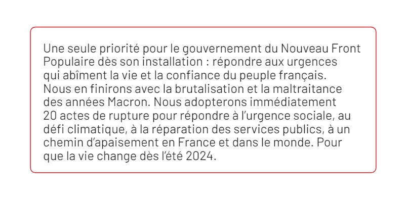 Le site web du Nouveau Front Populaire n’est pas hébergé en France mais aux États-Unis