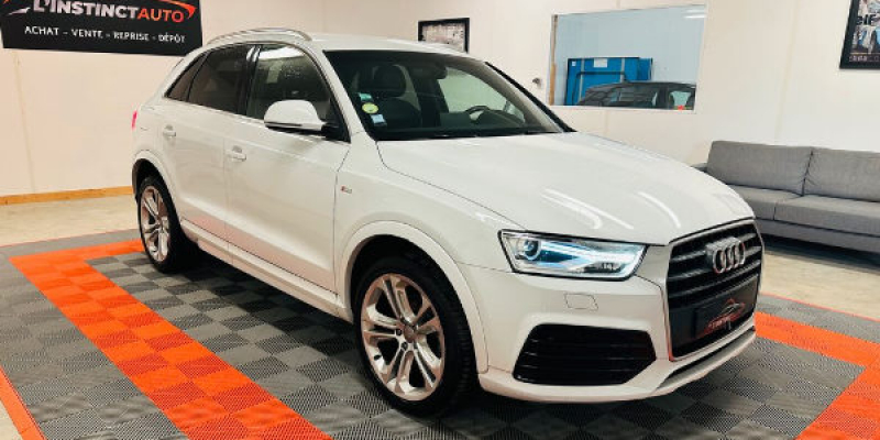 Audi Q3 (2) 2.0 TDI 150 S-Line S-Tronic + CAMÉRA DE RECUL + SIÈGES ALCANTARA + VIDANGE DE BOITE AUTO FAITE