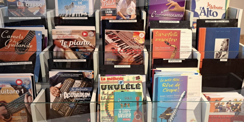 Librairie Musicale Cholet : méthodes, partitions, songbooks, cahier de musique