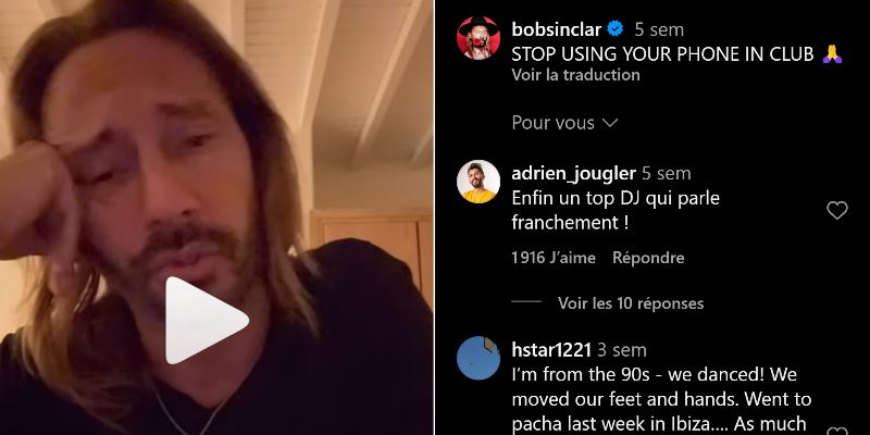 Bob Sinclar et son coup de gueule, c'est drôle ! Il est déprimé, a vécu un cauchemar !