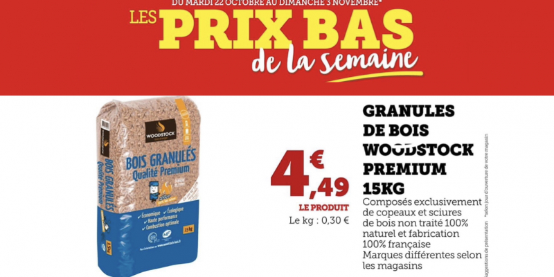 Granulés bois Cholet, pellets poêle , prix bas Uexpress