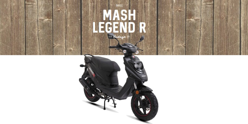 Scooter Mash Legend’R Vendée à Pouzauges, le scooter au design rétro sans compromis