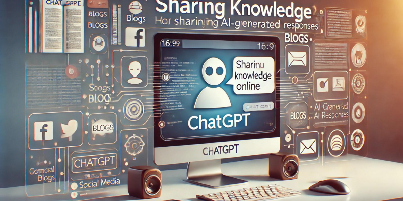 Comment partager sur le web une réponse de ChatGPT ?