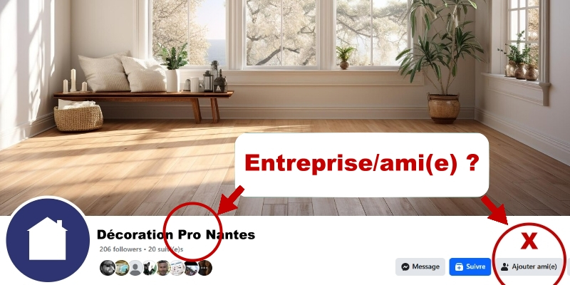 Pourquoi ne faut-il pas utiliser un compte Facebook personnel comme page d'entreprise ?