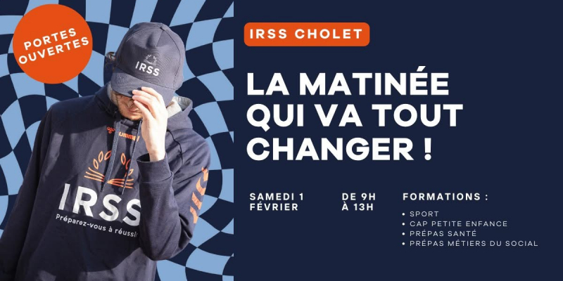 Portes ouvertes IRSS Cholet pour découvrir les différentes formations professionnelles