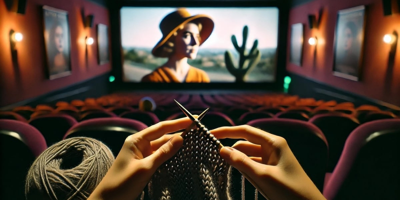 Ce cinéma parisien propose des séances de ciné-tricot devant un film de Greta Gerwig