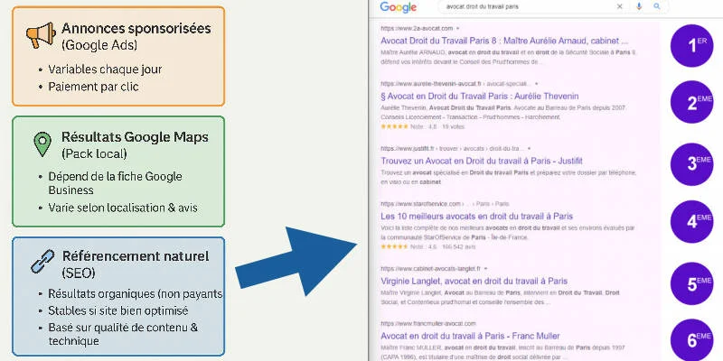 Référencement naturel : sur Google, c'est Google qui référence et qui classe