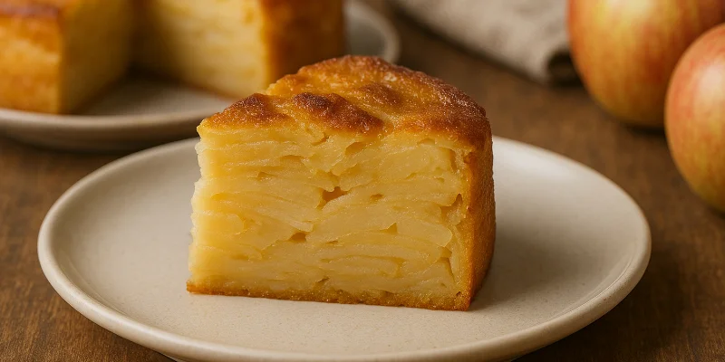 Recette du gâteau invisible aux pommes pour 6 à 8 personnes