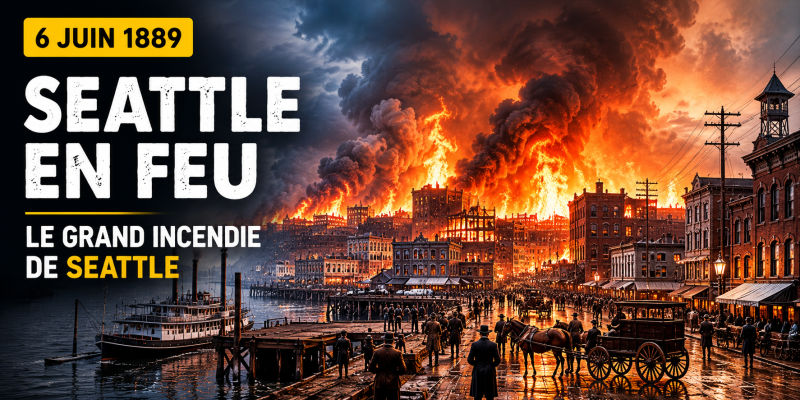 6 juin 1889 : Seattle ravagée par les flammes