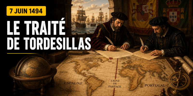 7 juin 1494 : Traité de Tordesillas