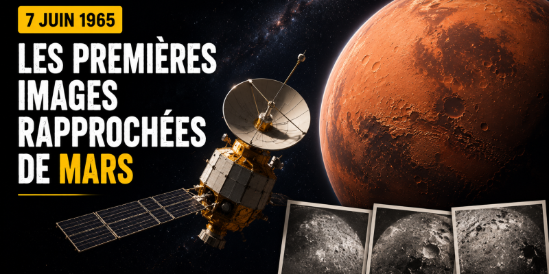 7 juin 1965 : les premières images rapprochées de Mars