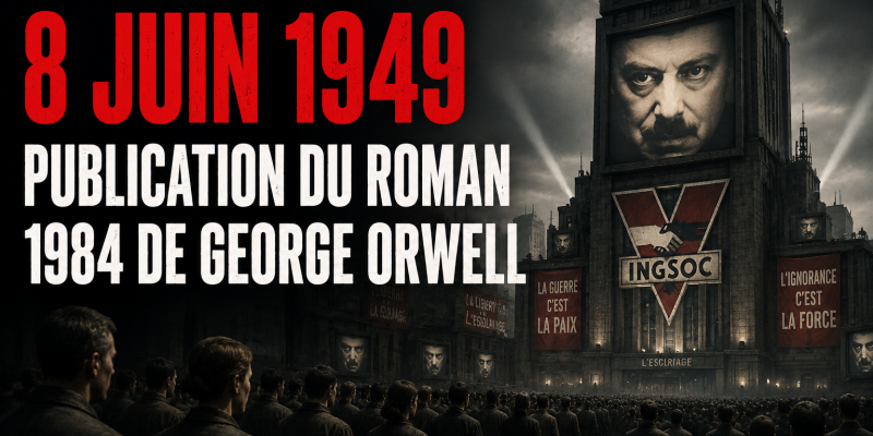 8 juin 1949 : publication du roman « 1984 » de George Orwel