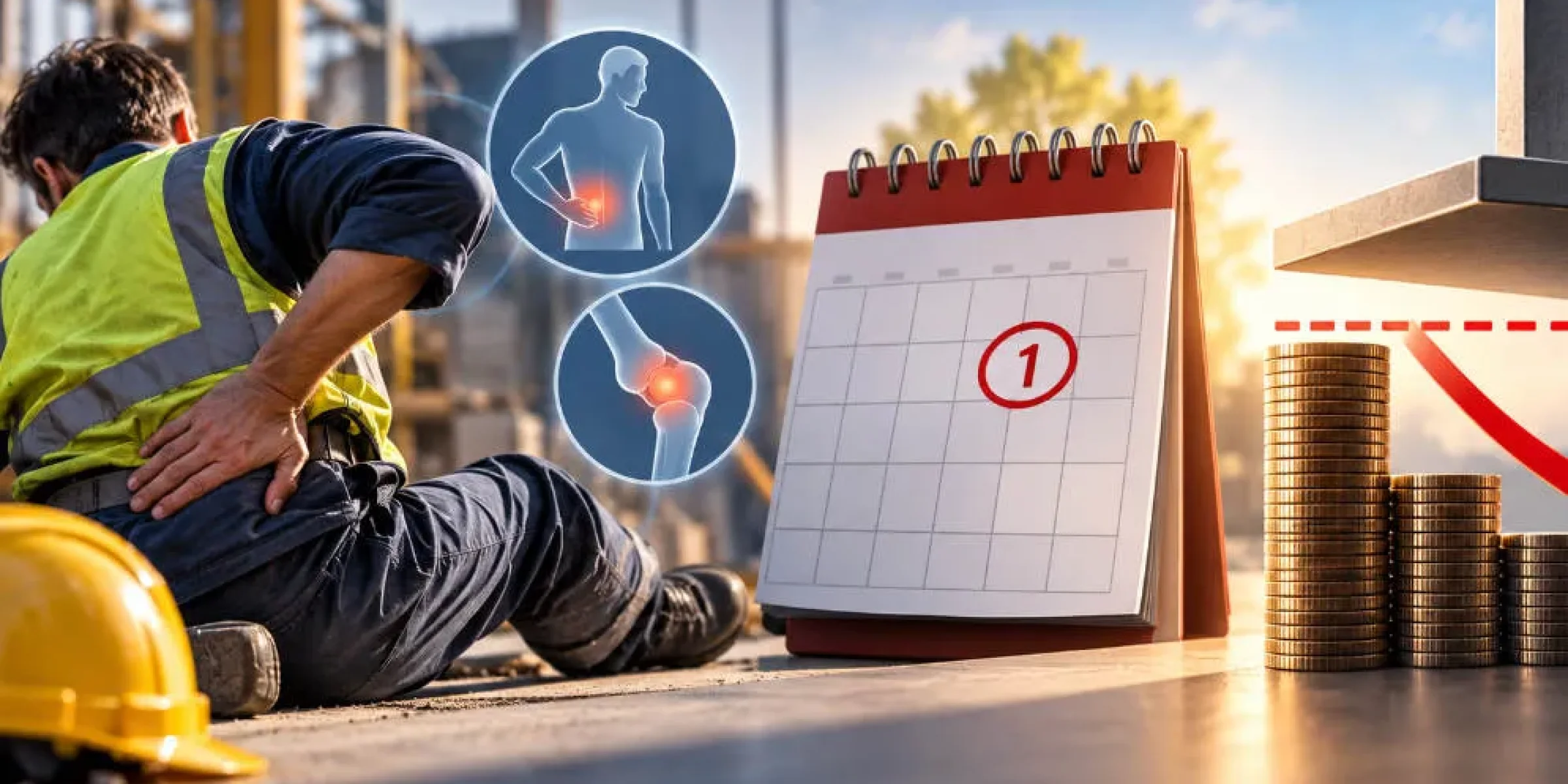 Accidents du travail et Maladies professionnelles: à partir du 1er novembre 2026, les indemnités journalières sont fortement plafonnées